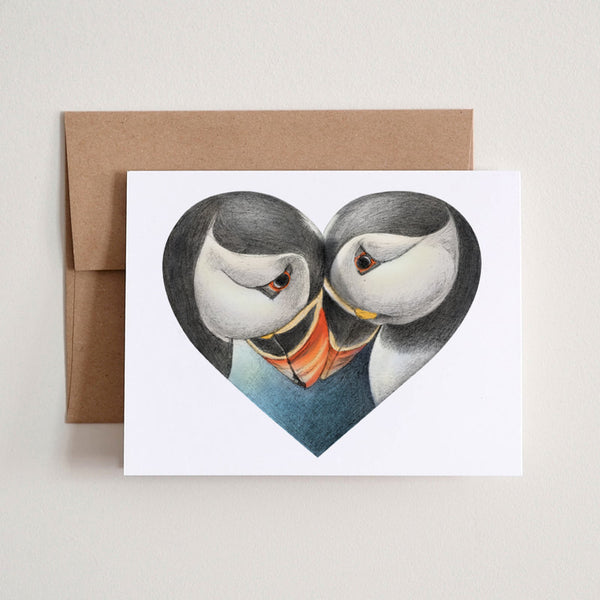 Puffin Snuggle Card