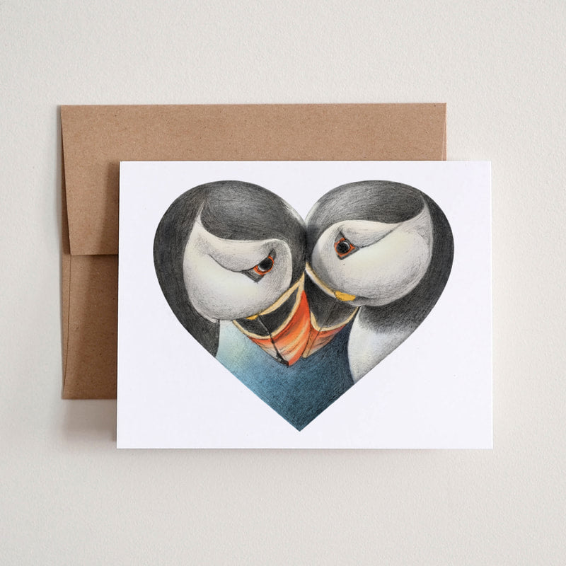 Puffin Snuggle Card
