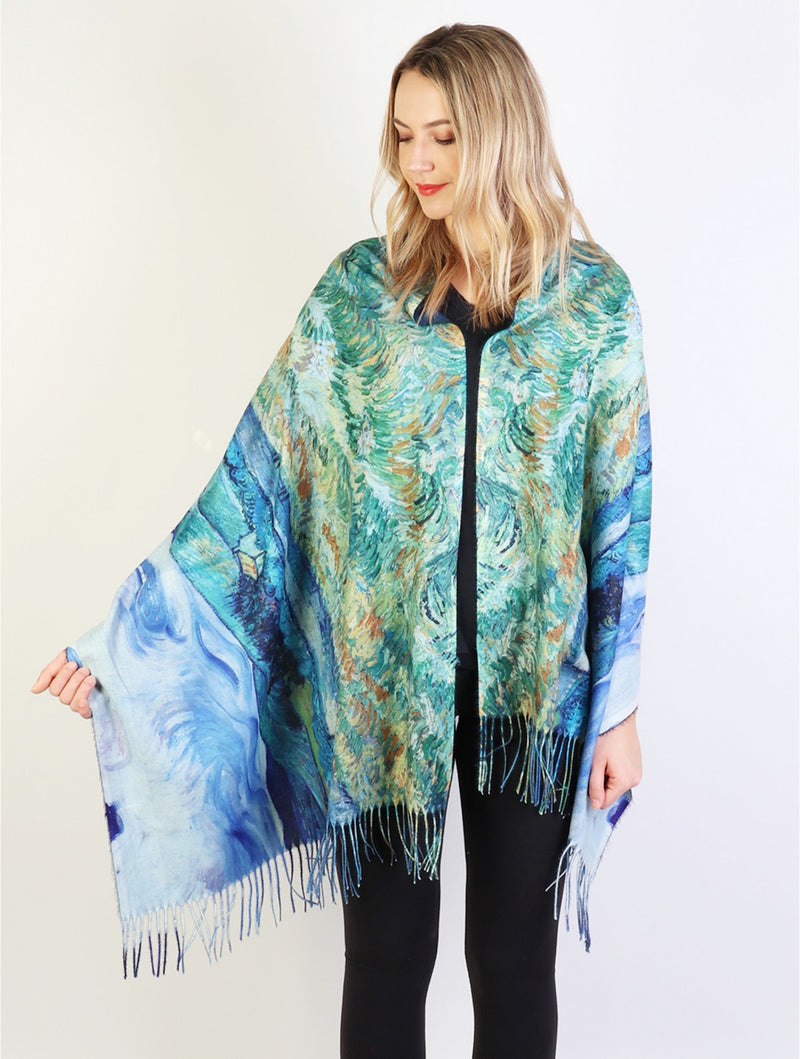 Assorted Oil Painting Scarf