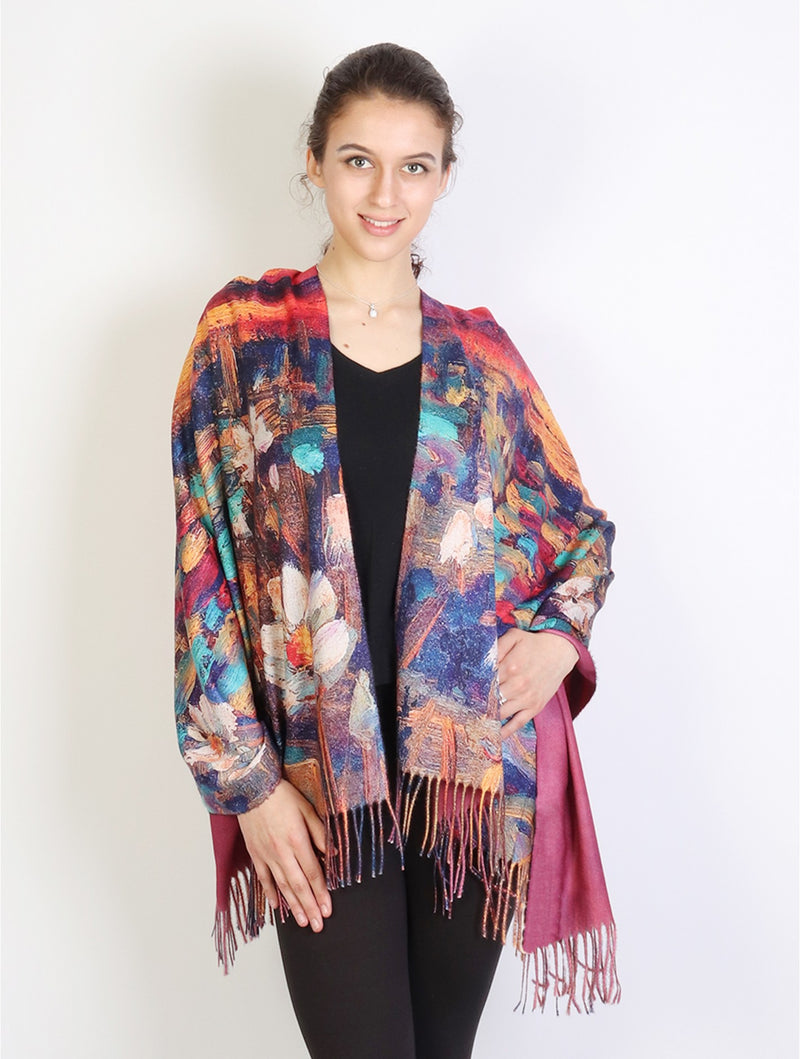 Assorted Oil Painting Scarf