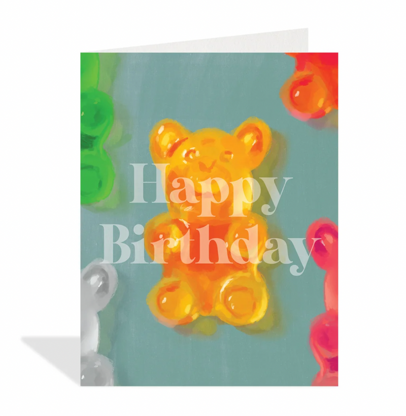 Gummy Bear Birthday card