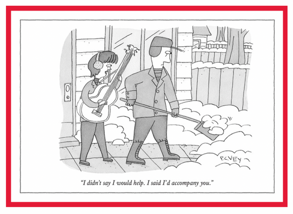 Accompany You Christmas Card