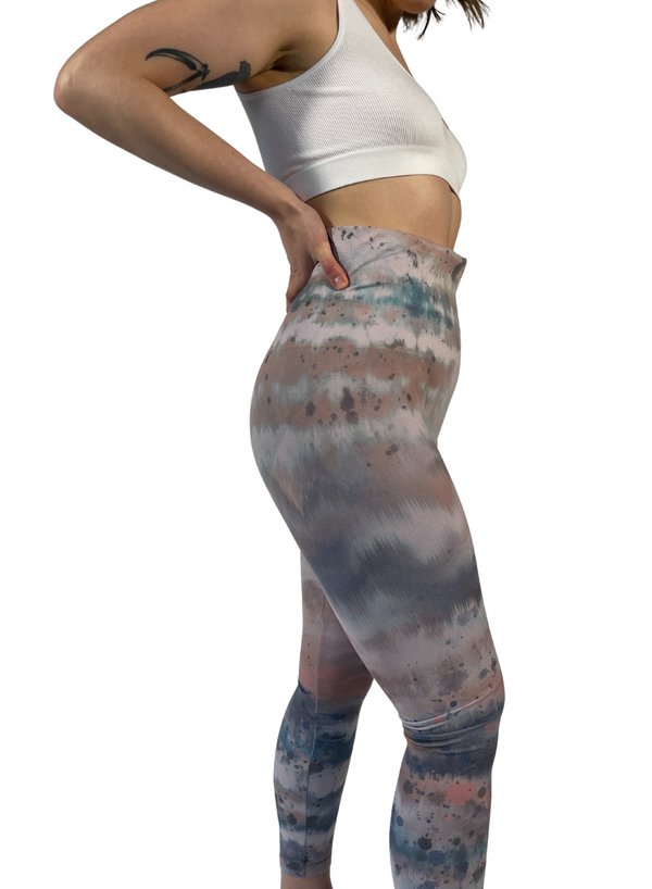 Wave Print Leggings