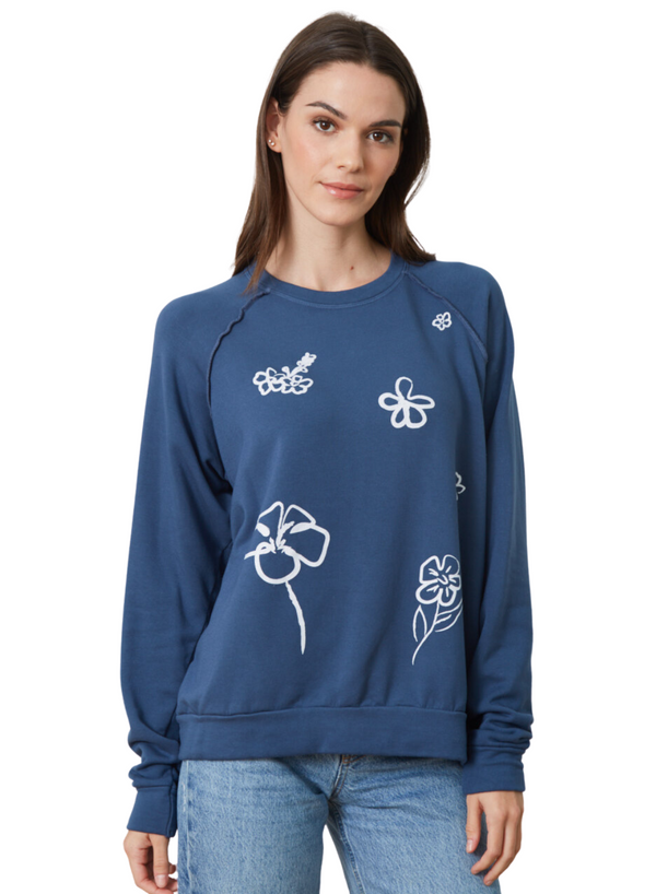 Vita Floral Stencils Sweater