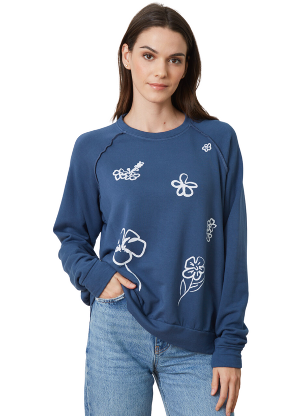 Vita Floral Stencils Sweater