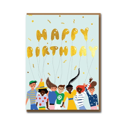 Tomodachi Balloons Card