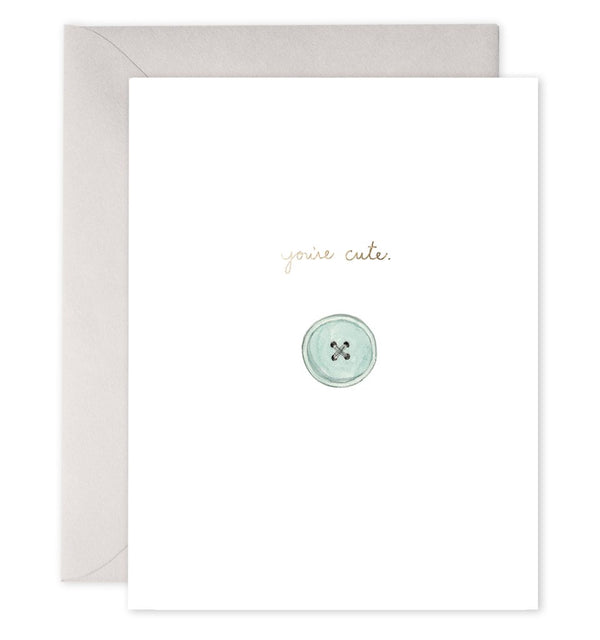 Cute As A Button Card