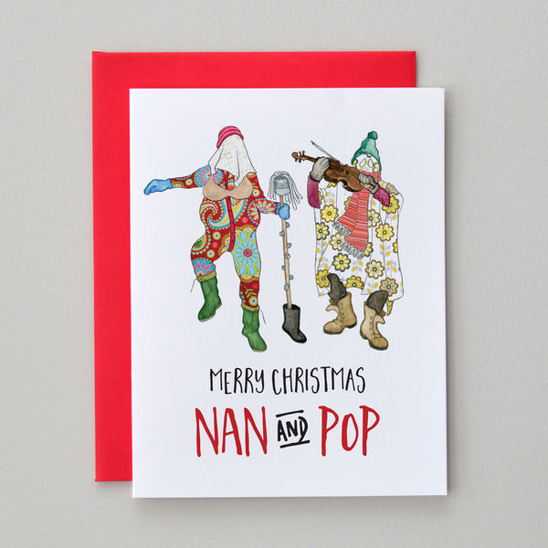 Mummers Nan & Pop Card