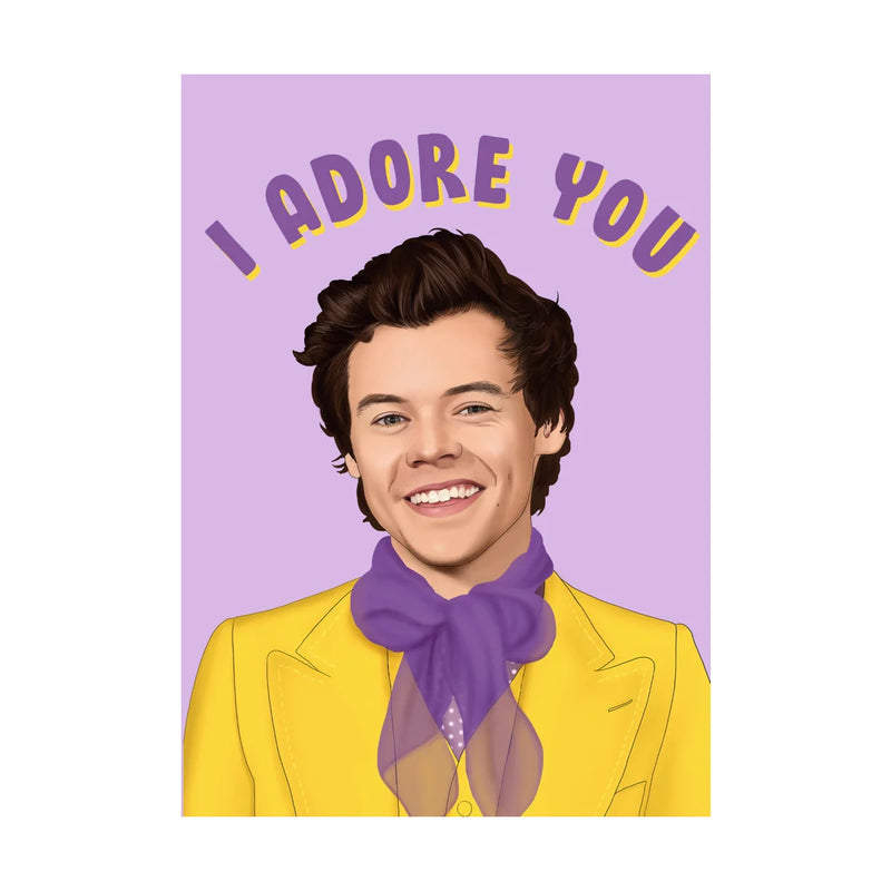 I Adore You Card
