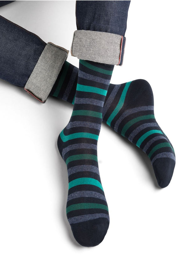 Multicolored Striped Urban Socks