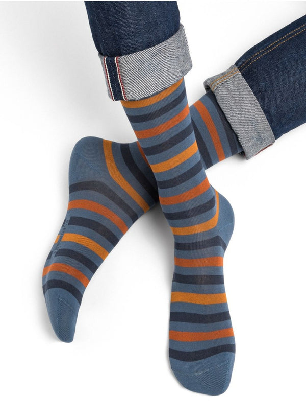 Multicolored Striped Urban Socks