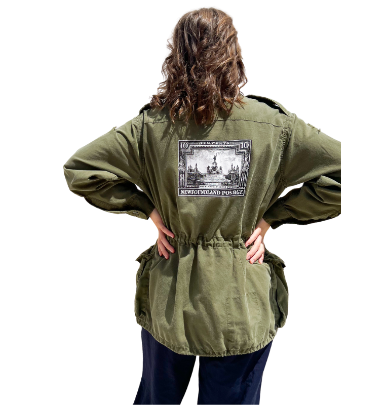 Commemorative War Memorial Stamp Army Jacket - Limited Edition