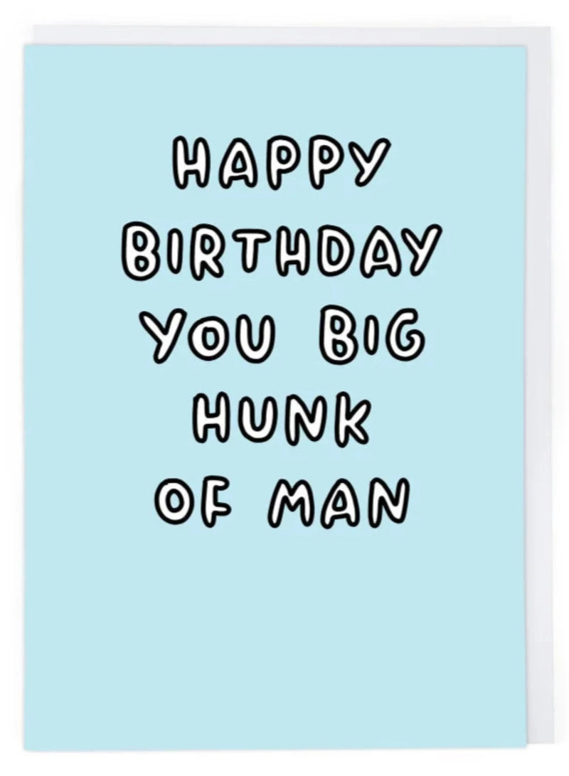 Hunk of Man Card