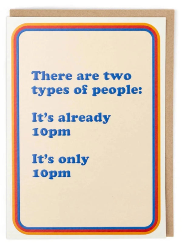 Two Types of People Card
