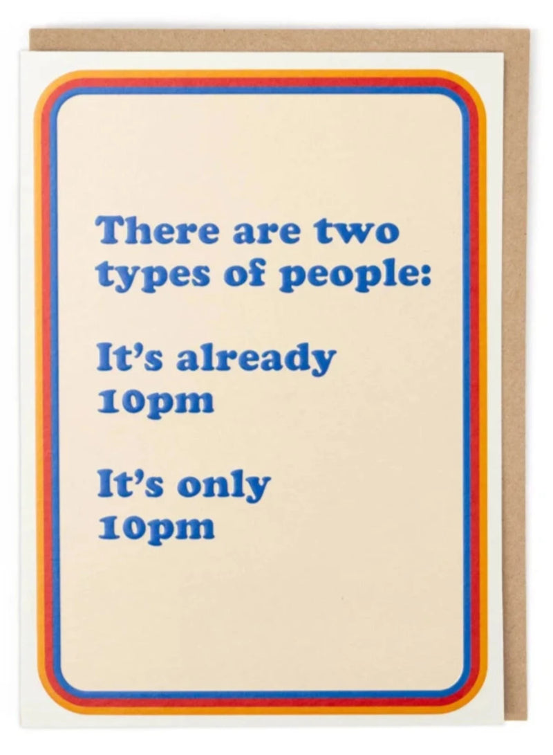Two Types of People Card