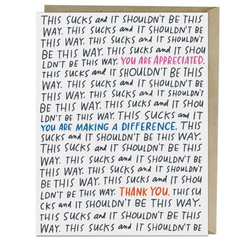 It Shouldn't Be This Way- Thank you