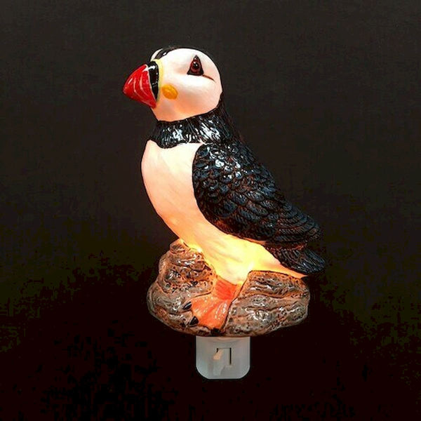 Porcelain Puffin Night Light