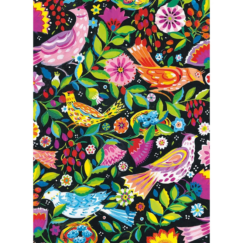 Folk Birds Card