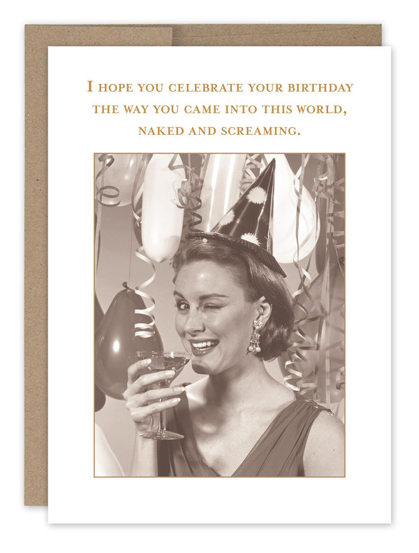 Came Into This World Birthday Card