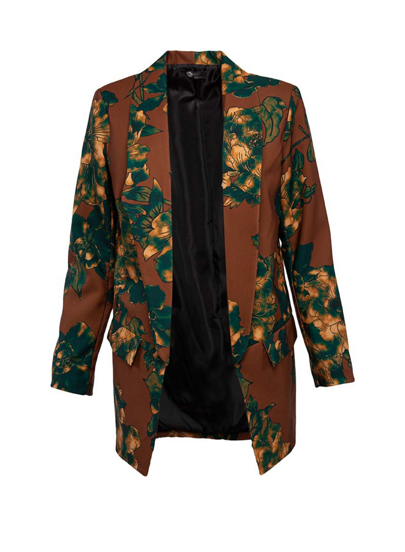 Floral Print Blazer