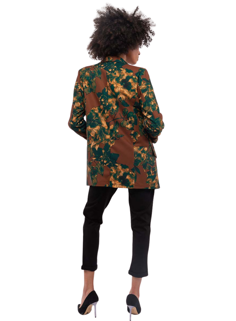 Floral Print Blazer