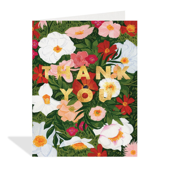 Thank you Posy Greeting Card