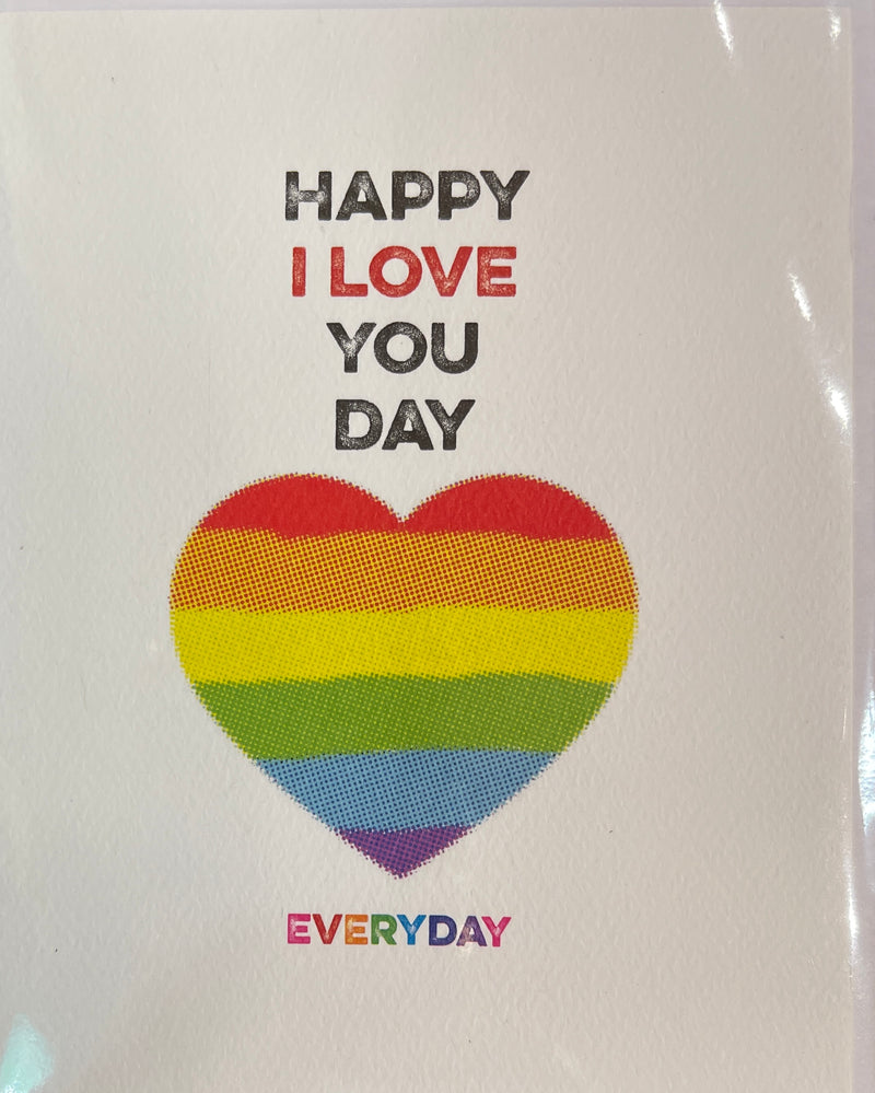 Rainbow Heart Card
