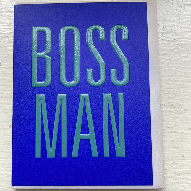 Boss Man  Mini Card