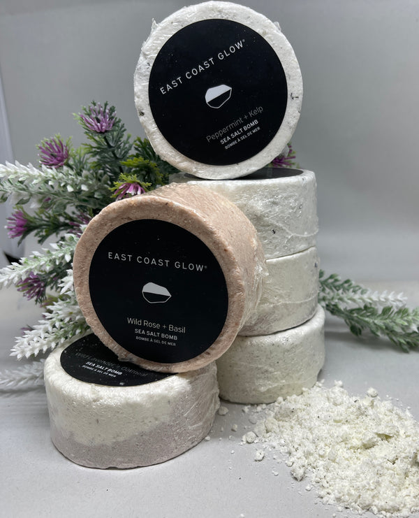 Sea Salt Bomb - Wild Rose + Sweet Basil