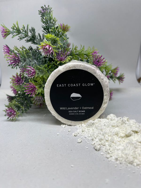 Sea Salt Bomb - Wild Lavender + Oatmeal