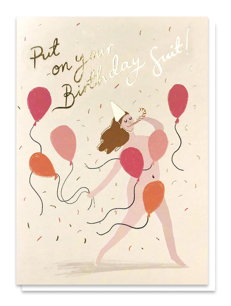 Birthday Suit card
