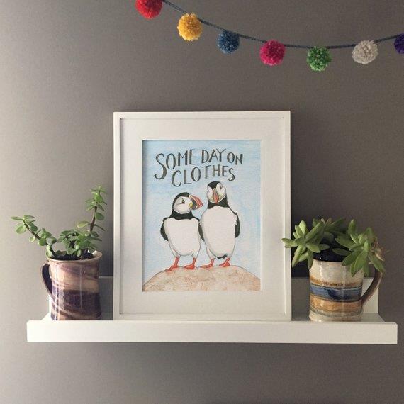 Some Day On Clothes 8x10 Print