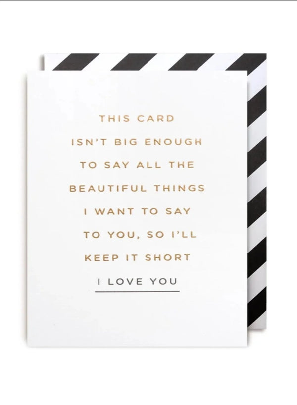 I Love You Card