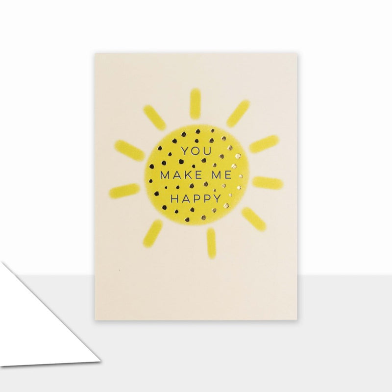 You Make Me Happy Mini Greeting Card