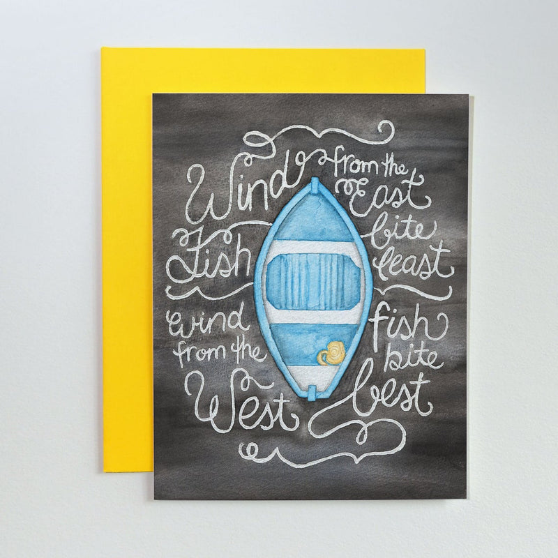 Little Blue Dory Card