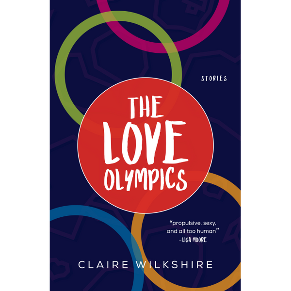 front cover of the book "The Love Olympics" by Claire Wilkshire