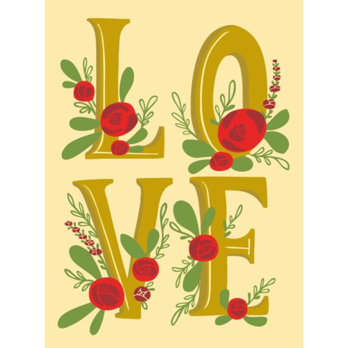 Love With Roses Card