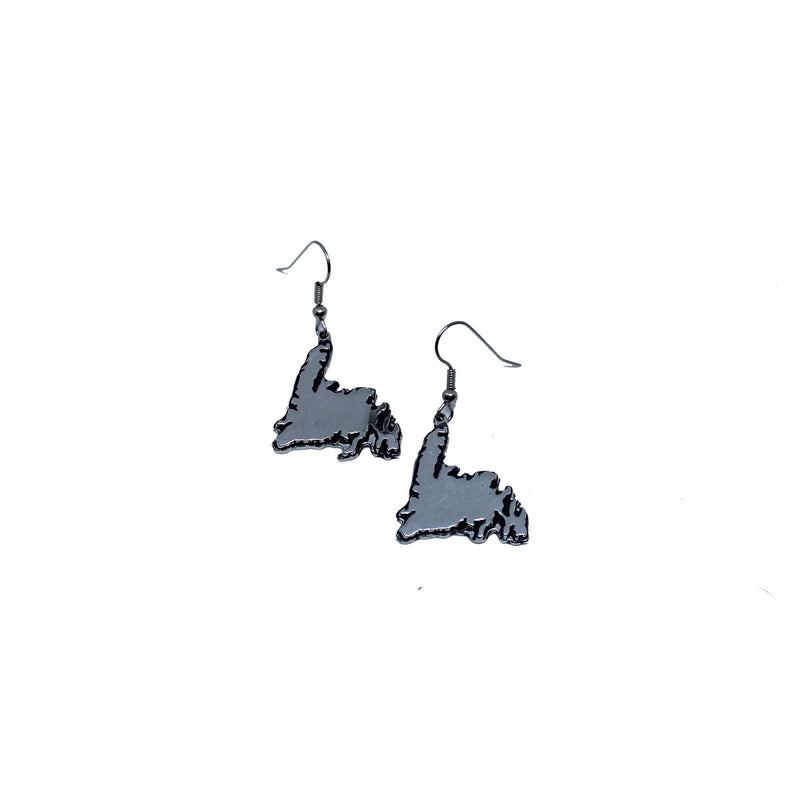 Newfoundland Map Earrings