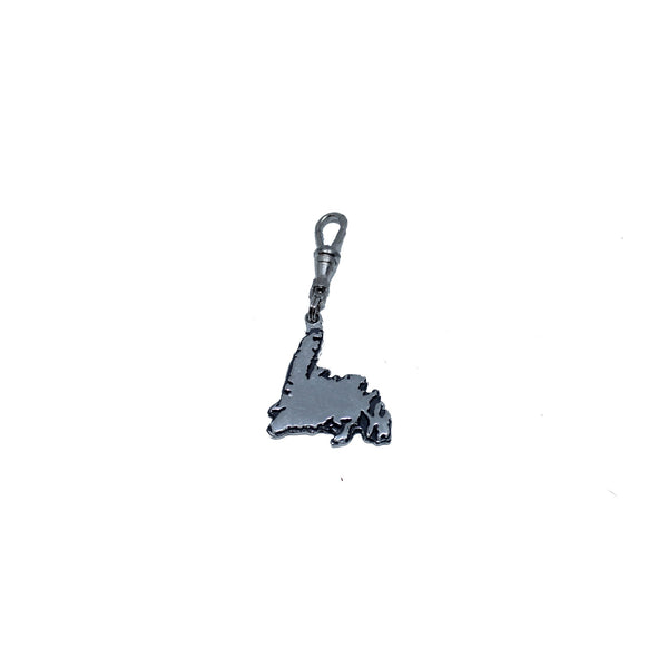 Newfoundland Map Zipper Pull