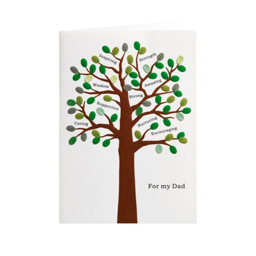 Dad Tree Birthday Card