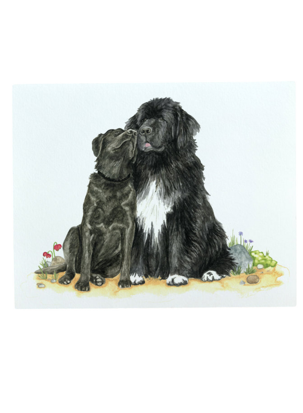 Newfoundland and Labrador Dog Print