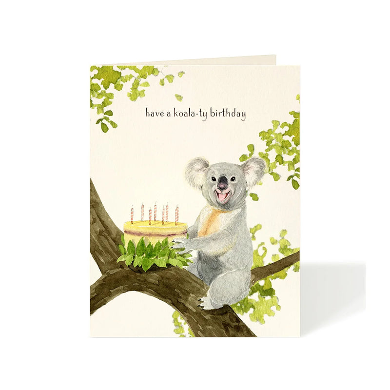 Koala Tree Birthday Card