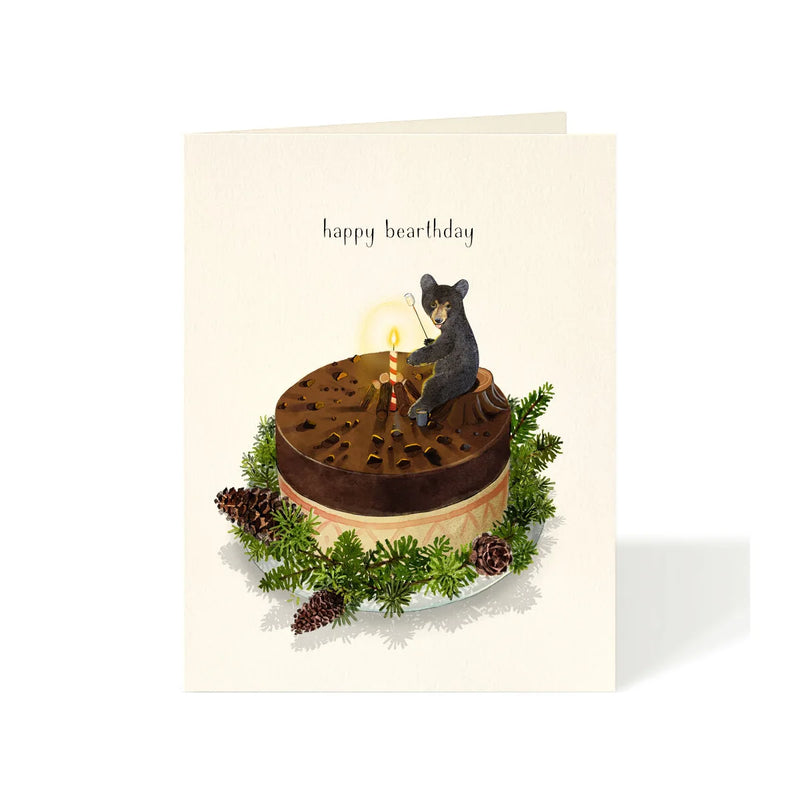 Campfire Bear Card