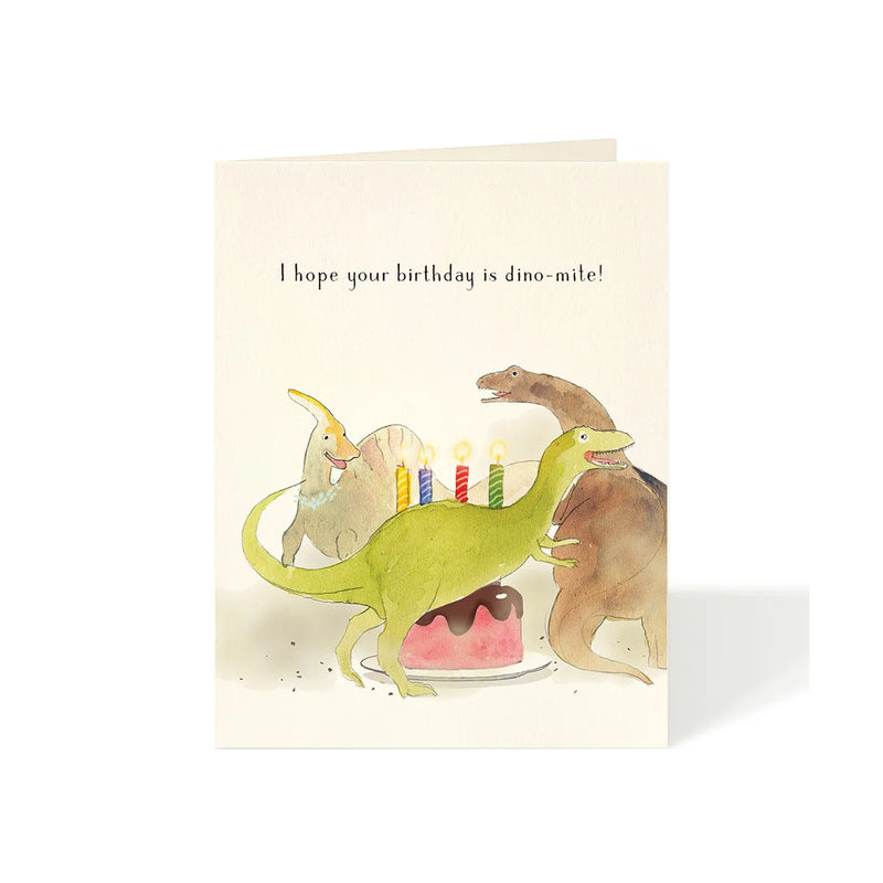 Jurassic Romp Birthday Card
