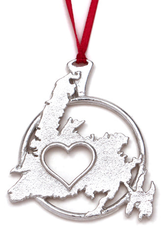 LOVE Newfoundland Ornament