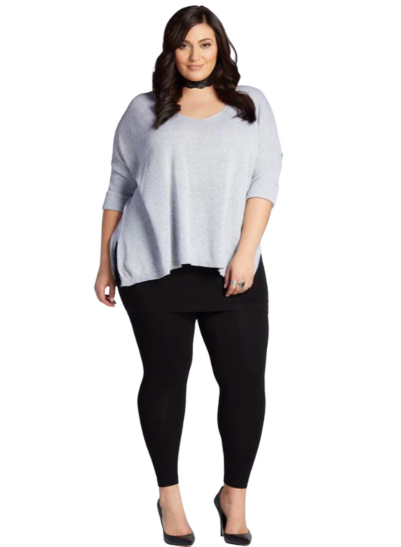 Bamboo Plus Size Legging with Skirt