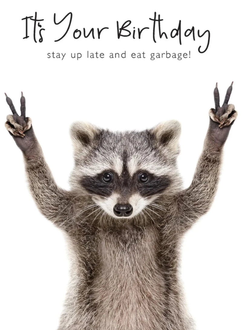 Racoon Card