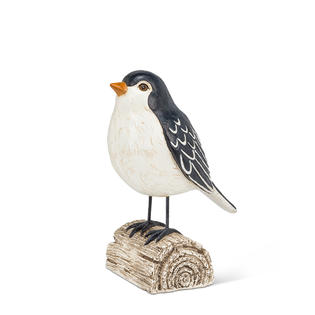 Bird on Log Decoration