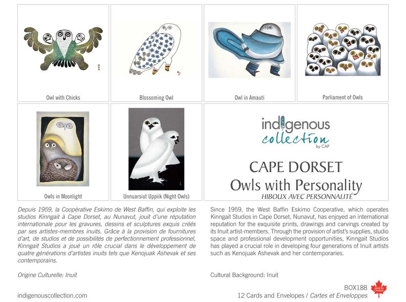 Dorset - Owls With Personality Notecards