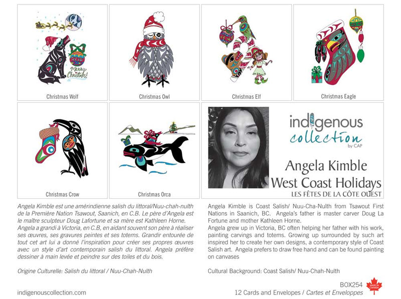West Coast Holidays Notecards